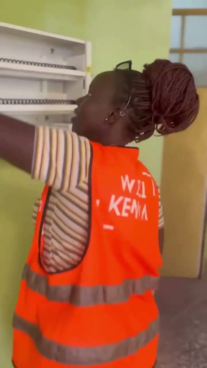 Volunteers visit schools, clean dispensers and empty their token boxes before term starts.